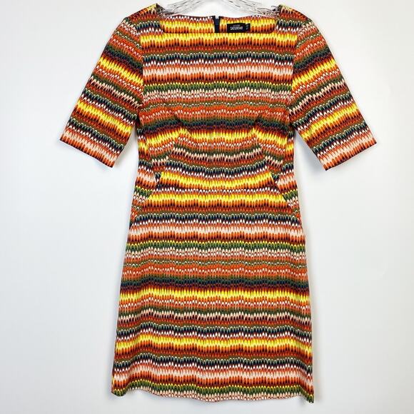 Rare Kate Spade Saturday Striped Shift Dress Size 00 - Picture 3 of 12